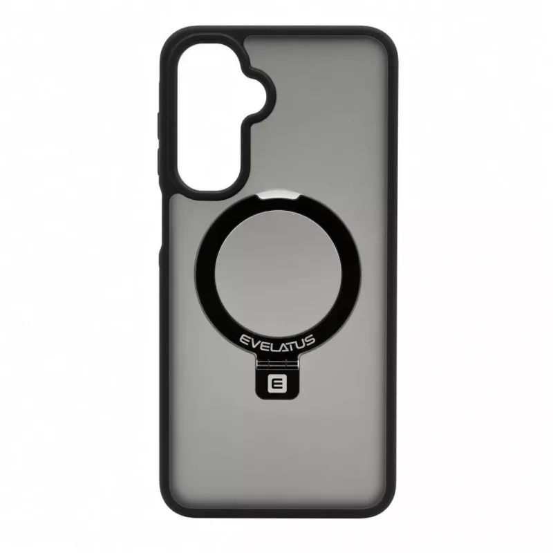 Evelatus Samsung Galaxy A17 4G / A17 5G Shield Case with MagSafe & Stand Matte Ring Black