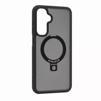 Evelatus Samsung Galaxy A17 4G / A17 5G Shield Case with MagSafe & Stand Matte Ring Black