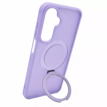 Evelatus Samsung Galaxy A17 4G / A17 5G Shield Case with MagSafe & Stand, Matte Ring, Lavender Purple