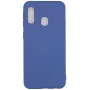 Evelatus Samsung Galaxy A20E Nano Silicone Case Soft Touch TPU Dark Blue