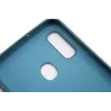 Evelatus Samsung Galaxy A20e Soft Touch Silicone Case with Strap Blue