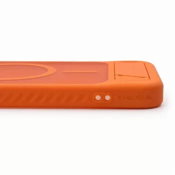 Evelatus Samsung Galaxy A37 / A36 Rubber Coated MagSafe With Stand Case Orange