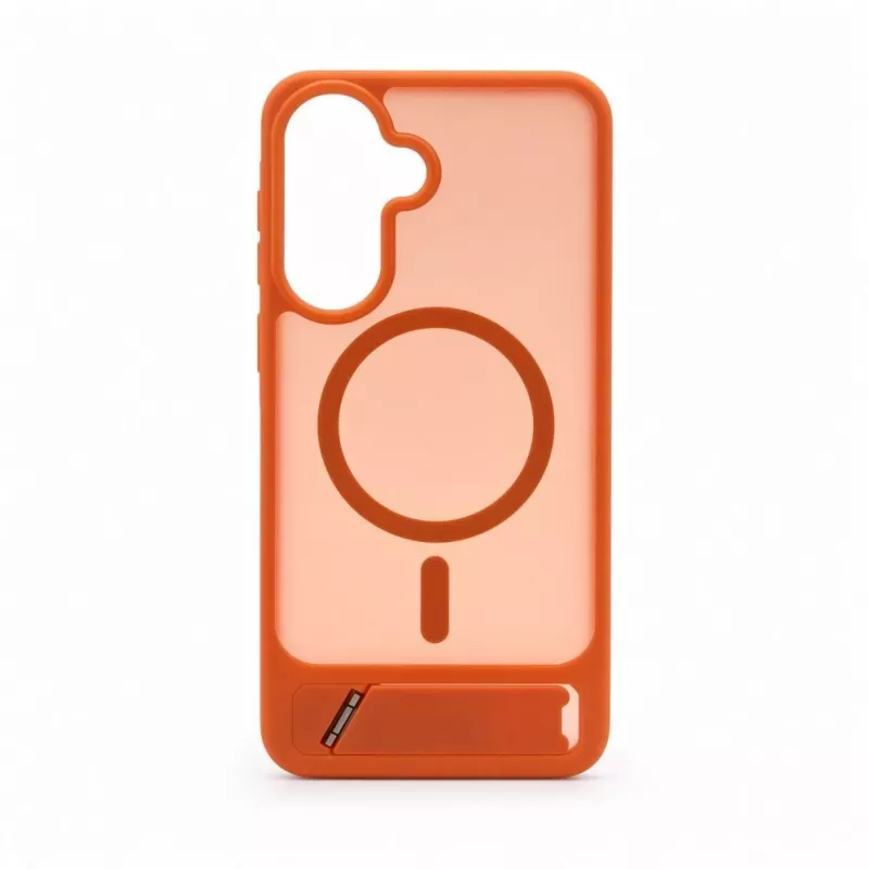 Evelatus Samsung Galaxy A37 / A36 Rubber Coated MagSafe With Stand Case Orange