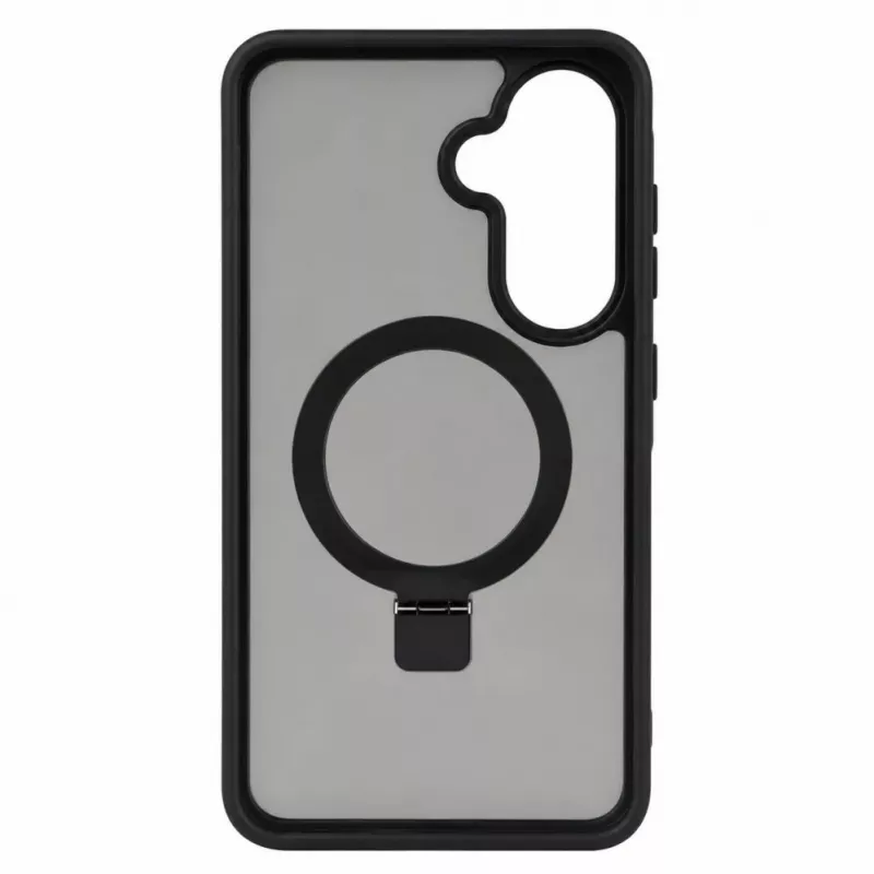 Evelatus Samsung Galaxy A37 / A36 Shield Case with MagSafe & Stand Matte Ring Black