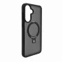 Evelatus Samsung Galaxy A37 / A36 Shield Case with MagSafe & Stand Matte Ring Black