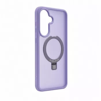 Evelatus Samsung Galaxy A37 / A36 Shield Case with MagSafe & Stand Matte Ring Lavender Purple