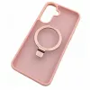 Evelatus Samsung Galaxy A37 / A36 Shield Case With MagSafe & Stand Matte Ring Light Pink