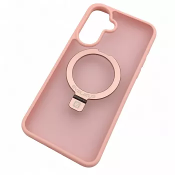 Evelatus Samsung Galaxy A37 / A36 Shield Case With MagSafe & Stand Matte Ring Light Pink
