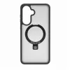 Evelatus Samsung Galaxy A37 / A36 Shield Case with MagSafe & Stand Matte Ring Smoke Grey