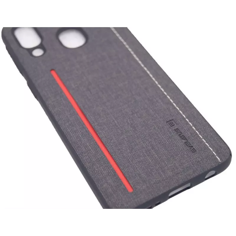 Evelatus Samsung Galaxy A40 Back Cover Silicone Case Gray