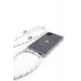 Evelatus Samsung Galaxy A40 Case with Rope White Stripes Transparent