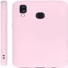 Evelatus Samsung Galaxy A40 Nano Silicone Case Soft Touch TPU Beige