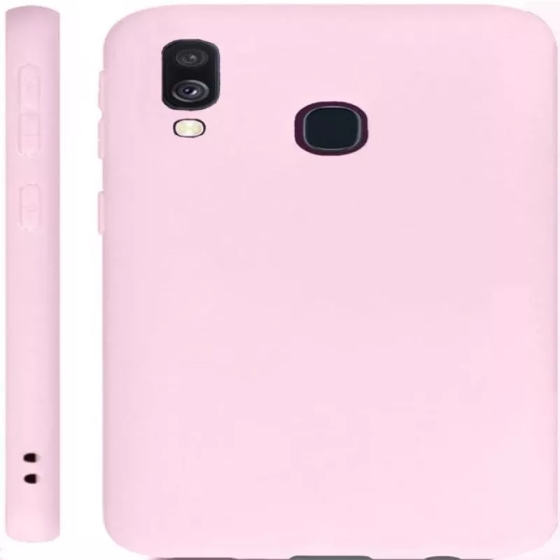 Evelatus Samsung Galaxy A40 Nano Silicone Case Soft Touch TPU Beige