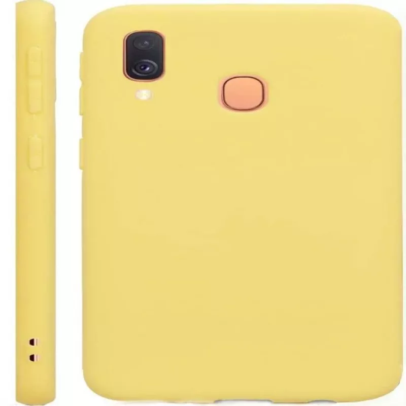 Evelatus Samsung Galaxy A40 Nano Silicone Case Soft Touch TPU Yellow
