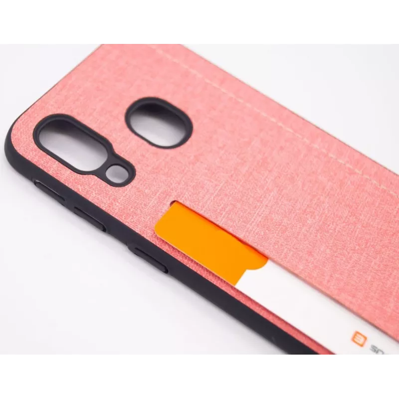 Evelatus Samsung Galaxy A40 Silicone Back Cover Pink