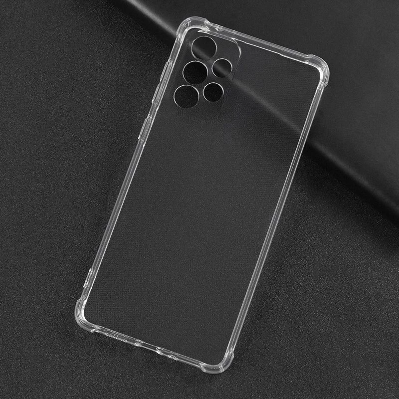 Evelatus Samsung Galaxy A53 5G Military Shockproof Silicone Case TPU Transparent