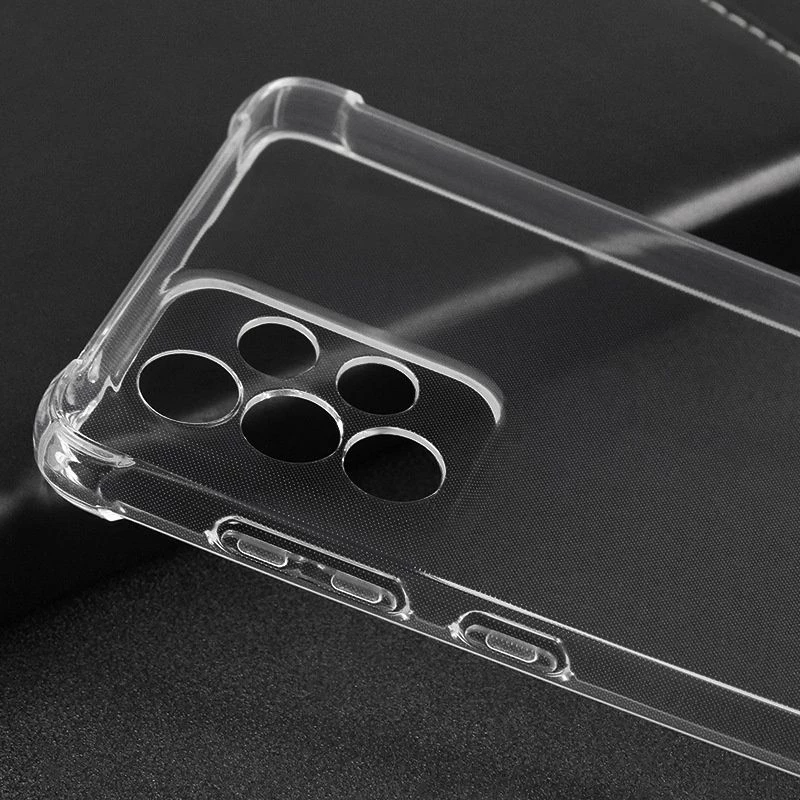Evelatus Samsung Galaxy A53 5G Military Shockproof Silicone Case TPU Transparent