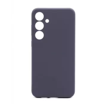 Evelatus Samsung Galaxy A55 Premium Soft Touch Silicone Case Midnight Blue