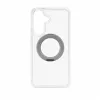 Evelatus Samsung Galaxy A57 Hybrid Case with MagSafe PC+TPU 360 Metal Stand Transparent