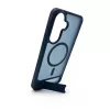 Evelatus Samsung Galaxy A57 Rubber Coated MagSafe With Stand Case Navy Blue