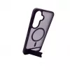 Evelatus Samsung Galaxy A57 Rubber Coated MagSafe With Stand Case Purple