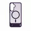 Evelatus Samsung Galaxy A57 Rubber Coated MagSafe With Stand Case Purple