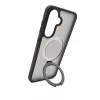 Evelatus Samsung Galaxy A57 Shield Case with MagSafe & Stand, Matte Ring, Smoke Grey