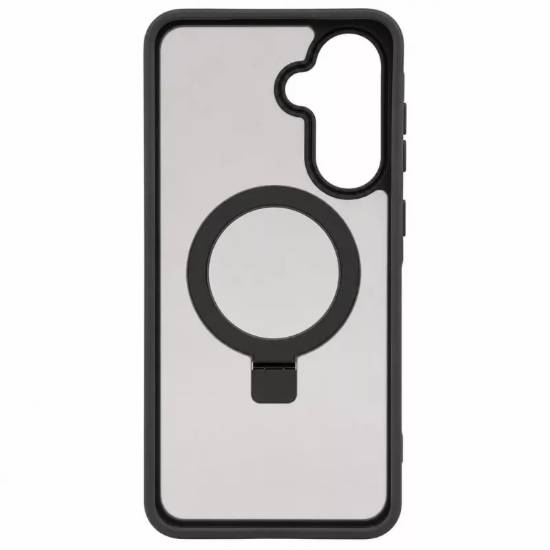 Evelatus Samsung Galaxy A57 Shield Case with MagSafe & Stand, Matte Ring, Smoke Grey