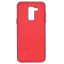 Evelatus Samsung Galaxy A6 Plus 2018 TPU Case with Metal Plate for Magnetic Car Holder Red
