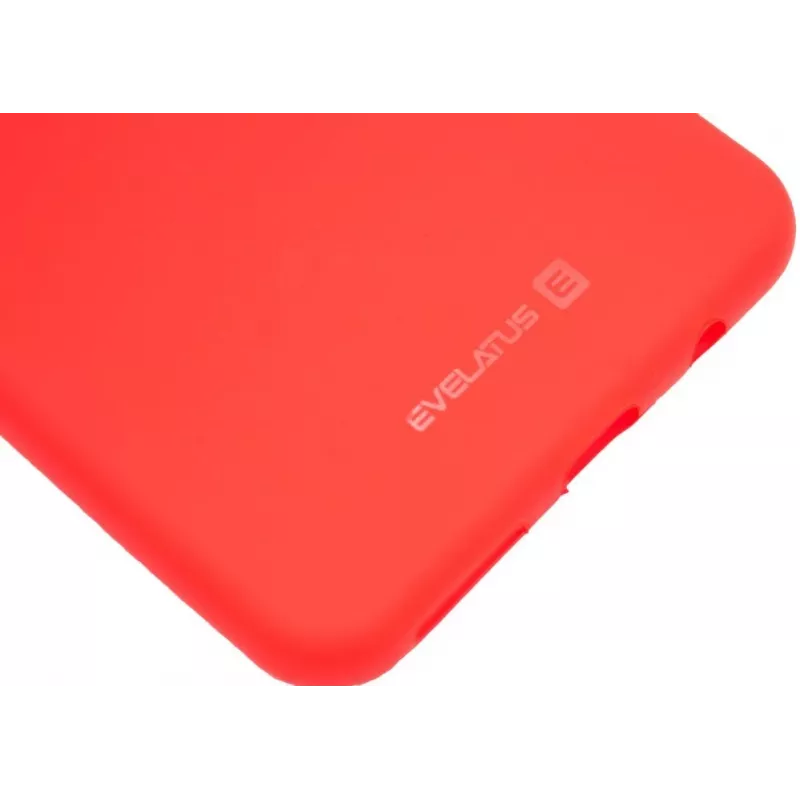 Evelatus Samsung Galaxy A7 2018 Nano Silicone Case Soft Touch TPU Red