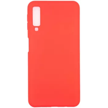 Evelatus Samsung Galaxy A7 2018 Nano Silicone Case Soft Touch TPU Red