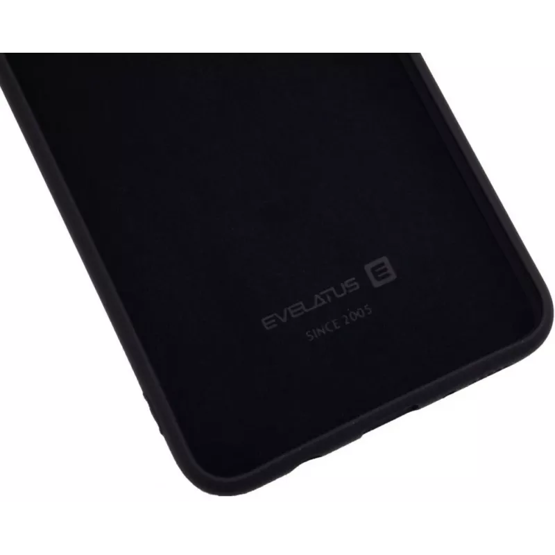 Evelatus Samsung Galaxy A70 Nano Silicone Case Soft Touch TPU Black