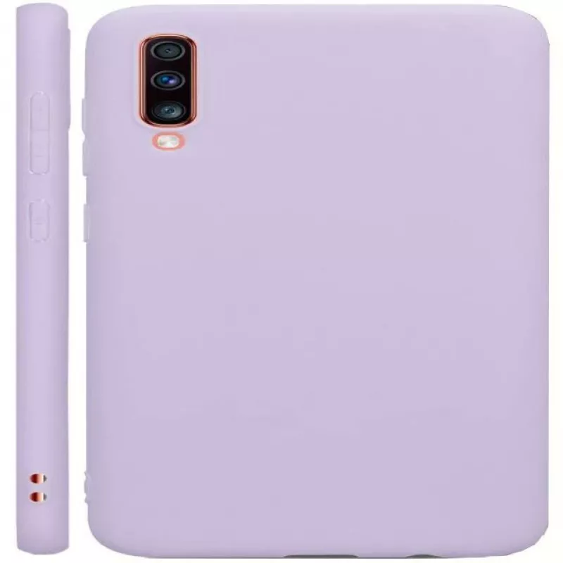 Evelatus Samsung Galaxy A70 Nano Silicone Case Soft Touch TPU Blue