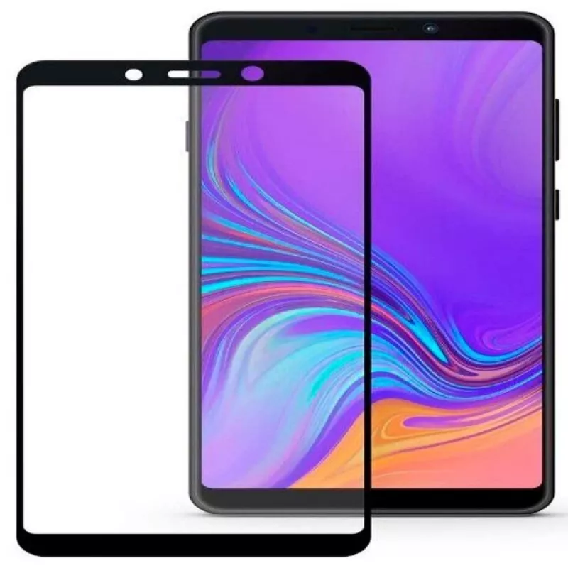 Evelatus Samsung Galaxy A9 (2018) 9H Tempered Glass Screen Protector with Japanese AB Glue and Anti-Static Coating
