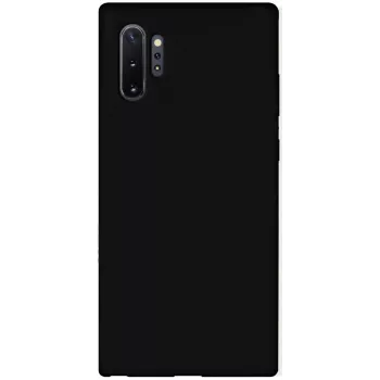 Evelatus Samsung Galaxy Note 10 Plus Premium Soft Touch Silicone Case Black