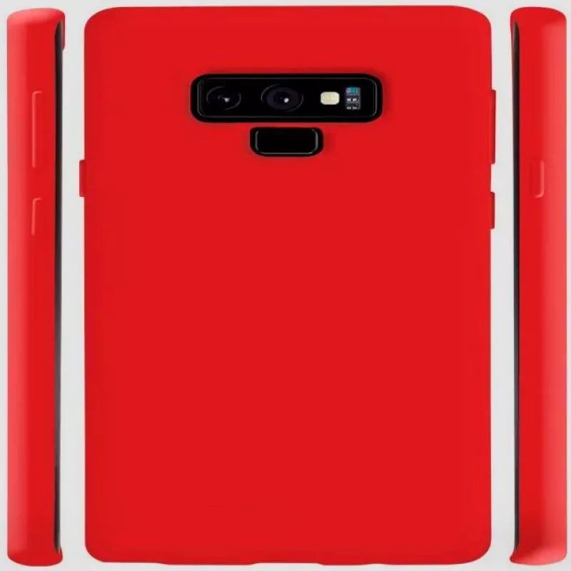 Evelatus Samsung Galaxy Note 9 Nano Silicone Case Soft Touch TPU Red