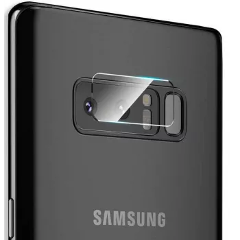 Evelatus Samsung Galaxy Note 9 Rear Camera Glass Lens Replacement - Clear with Black Bezel