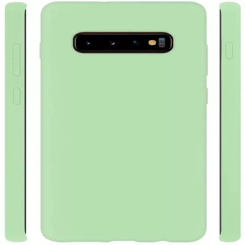 Evelatus Samsung Galaxy S10 Nano Silicone Case Soft Touch TPU Mint