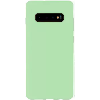 Evelatus Samsung Galaxy S10+ Nano Silicone Case Soft Touch TPU Mint