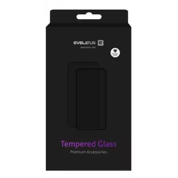 Evelatus Samsung Galaxy S10 Plus 3D Curved Tempered Glass Screen Protector with Ultrasonic Fingerprint Support - Black