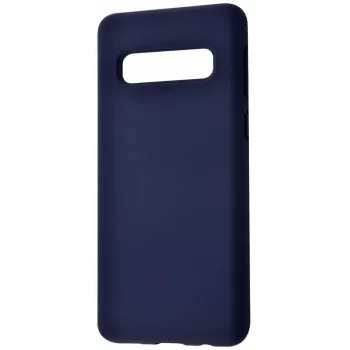 Evelatus Samsung Galaxy S10 Plus Premium Soft Touch Silicone Case Midnight Blue