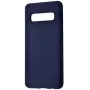 Evelatus Samsung Galaxy S10 Plus Premium Soft Touch Silicone Case Midnight Blue