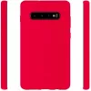 Evelatus Samsung Galaxy S10 Plus Soft Silicone Case Red