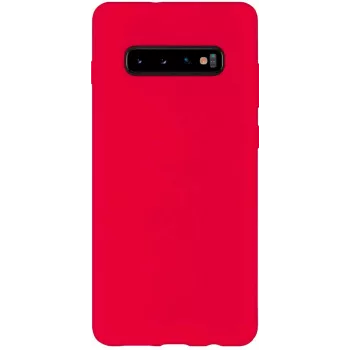 Evelatus Samsung Galaxy S10 Plus Soft Silicone Case Red