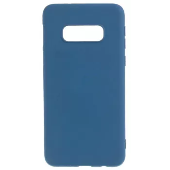 Evelatus Samsung Galaxy S10e Nano Silicone Case Soft Touch TPU Dark Blue