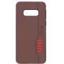 Evelatus Samsung Galaxy S10e Shooter Series Back Cover Brown
