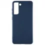 Evelatus Samsung Galaxy S21 FE Nano Silicone Case Soft Touch TPU Blue