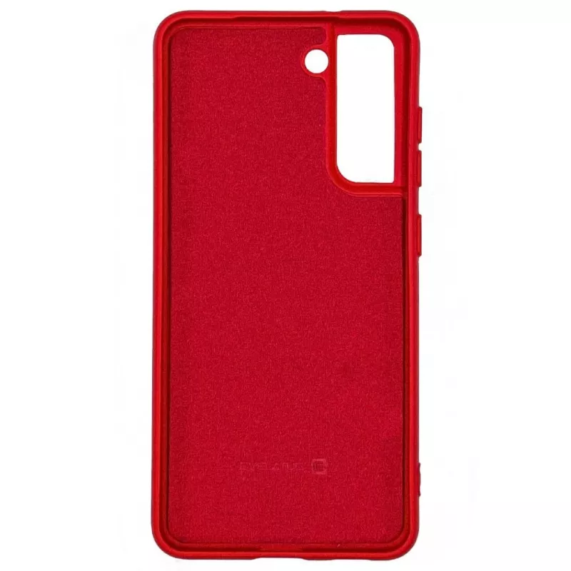 Evelatus Samsung Galaxy S21 FE Nano Silicone Case Soft Touch TPU Red