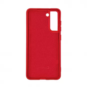 Evelatus Samsung Galaxy S21 Nano Silicone Case Soft Touch TPU Red