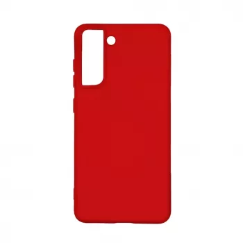 Evelatus Samsung Galaxy S21 Nano Silicone Case Soft Touch TPU Red